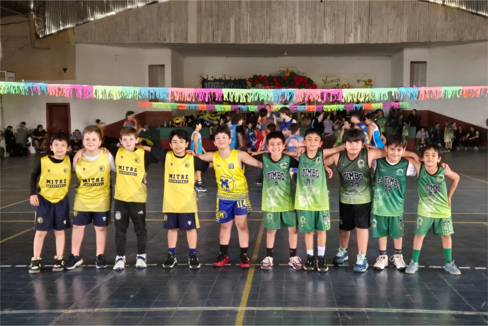 El minibásquet de Mitre participó de un encuentro provincial en San Ignacio junto a otros clubes